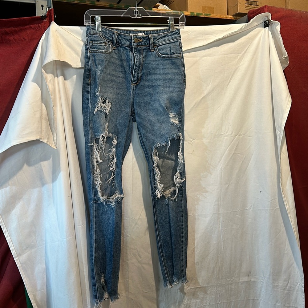 Cello distressed ripped jeans